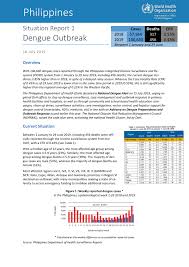 philippines situation report 1 dengue outbreak 16 july