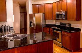 Six years later i still love it. What Color Quartz Countertops Go With Dark Cherry Cabinets Granite Selection