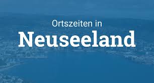 Neuseeland ist ein geographisch ziemlich isolierter inselstaat im. Uhrzeit Neuseeland