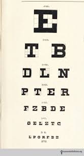 eye chart books health and history