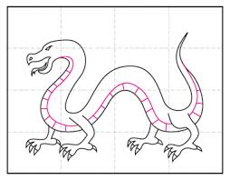 How to draw a dragon. How To Draw A Chinese Dragon Art Projects For Kids