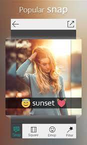 It can also add emoticons to your photos with emojis and popular tags popular features: Snap Pic Collage Color Splash 2 24 Apk Download Android Photography Apps