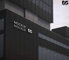 Download Free Premium Office Building Psd Logo Design Mockup Free Psd Freebies Mockup