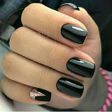 Ver más ideas sobre uñas negras decoradas, uñas negras, manicura de uñas. 70 Latest Nail Arts Fashion Designs Colors Style Manicura De Unas Unas Negras Con Brillo Unas Decoradas Con Lineas