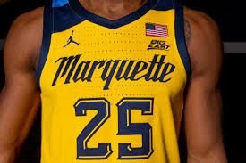 #23 lebron james la lakers yellow black purple white vest basketball jersey uk. Marquette Releases Official Photos Of The New Men S Basketball Uniforms Anonymous Eagle