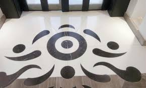 Design your dream floor from the comfort of your home with floorstyle. Marble Flooring Water Jet Design Wooden Brown Marble Rasheed Al Hallak Marble