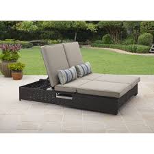 A double chaise lounge that is begging to be part of a romantic night of star gazing. Better Homes Gardens Avila Beach Double Lounger Sofa Walmart Com Walmart Com