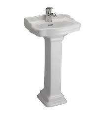 Find great deals on ebay for double kitchen sink drop in. Barclay 3 876 Stanford 18 1 8 Single Basin Oval Pedestal Bathroom Sink