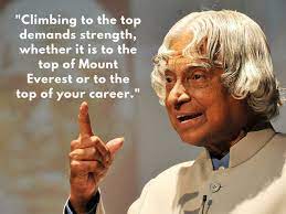 Thinking should become your capital asset, no matter whatever ups and downs you come across in your life. Turning Weakness To Strength 5 Apj Abdul Kalam Quotes That Will Inspire You To Be A Better Person The Economic Times