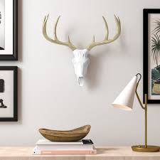 Ships free orders over $39. Millwood Pines Mini Deer Skull Wall Decor Reviews Wayfair
