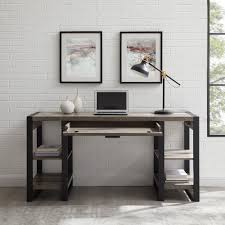 Try our free drive up. 60 Inch Driftwood Urban Blend Computer Storage Desk On Sale Overstock 12556243