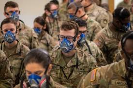 US Army Chemical Corps Soldiers support wildfire response mission in  California