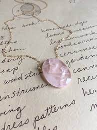 Rose Quartz Necklace Gift For Her Crystal Point Healing Necklace Rose Quartz Pendant Rose Quartz Jewelry Pink Stone Necklace Rose Quartz Necklace Crystal Necklace Healing Rose Quartz Jewelry
