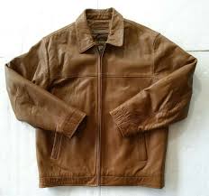 Lorem ipsum dolor sit amet, consectetuer adipiscing elit. Claiborne Men S Medium Lambskin Leather Jacket Brown Gem