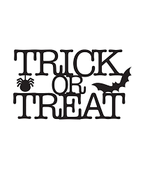 Trick Or Treat Svg File Cricut Halloween Halloween Silhouettes Trick Or Treat