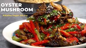 If it needs to be a little saucier, pour in 1/4 to 1/2 cup hot. Stir Fried Oyster Mushrooms Alkaline Vegan Oyster Mushroom Stir Fry Recipe Alkaline Diet Approved Youtube