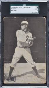 American tobacco knew everyone would want a cobb card and they. Lot 166 1907 Pc765 Ac Dietsche Detroit Tigers Postcard Ty Cobb True Rookie Card