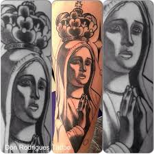 0:10 cleiton antonio tattoo 967 просмотров. Don Rodrigues Tattoo Nossa Senhora De Fatima Primeira Sessao No Braco