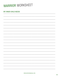 My therapeutic framework gently explores six principles of emotion processing: Survivormanual Com Warrior Workbook