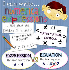 This Week We Are Working On Writing And Interpreting Numerical Expressions In Math 5 Oa 2 Check Out Our L Math Expressions Numerical Expression Math Writing