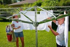The clothesline pole comes with post sections, auger, hardware, screws, and brace plate. Sunshine Clothesline
