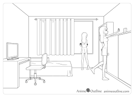 736x570 simple perspective exercises for kids. Perspective Drawing Tutorial For Beginners Animeoutline