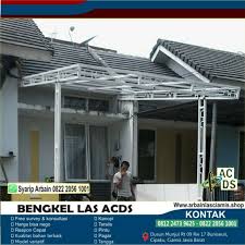 37 contoh model kanopi | minimalis baja ringan terbaru. 14 Model Kanopi Minimalis Bengkel Las Ciamis