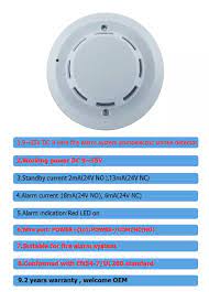 4 programmable relay outputs, 2 of which are controllable, 1 common relay output for fire and 1 common relay. Optical Smoke Det Activ En54 7 Wiring Diagram 9 35v Dc 4 Wire Photoelectric Smoke Detector Conformed With En54 Ul Standard For Fire Alarm System View Smoke Detector Smqt Or Oem Product