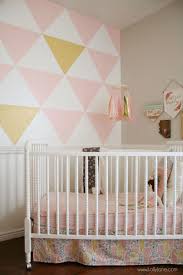 Painted Triangle Accent Wall Tutorial An Easy Wall Of Art Lolly Jane Accent Wall Bedroom Paint Nursery Accent Wall Accent Wall Paint