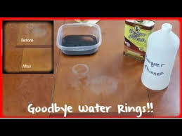 How To Remove White Water Rings From Wood Heat Stains From Wood Furniture Youtube Remove Water Stains Furniture Repair Staining Furniture