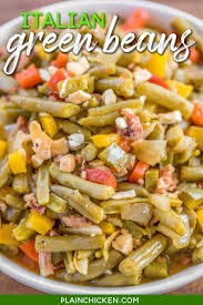 Amazing Italian Green Beans Italian Green Beans Bean Recipes Green Bean Recipes