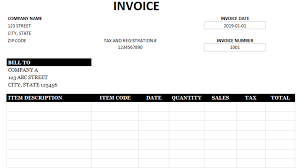 Blank Invoice Template Howtoexcel Net