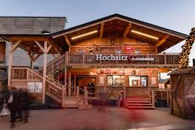 Der Flachaualm Hochsitz Am Centro Bergweihnachtsmarkt Oberhausen Gastronomie Hochsitz