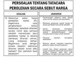 Cara mudah mengetahui perbedaan ukuran kertas a3 a4 a5 a6. Persoalan Tentang Tatacara Perolehan Secara Sebut Harga Ppt Download
