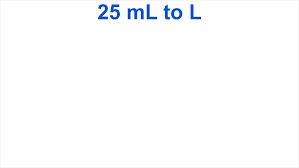 Instant free online tool for drop to milliliter conversion or vice versa. 25 Ml To L 25 Ml Is How Many Liters