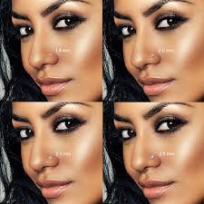 This ball is a bit thicker than a stem but small enough to pass through your nose piercing but good enough to keep the nose. Diamond Nose Ring 14k Gold Low Profile