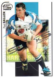 Paul gallen's promoter has played down a massive threat hours before the former nrl star takes to the ring. 2005 Nrl Power Base Card 44 Paul Gallen Sharks Diggaz Trading Cards