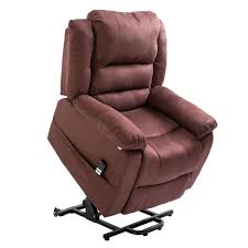 The chair lifts up nicely and smoothly thanks to its lift mechanism that pushes the couch up and tilts it forward. Homegear Microfiber Dual Motor Power Lift Electric Recliner Chair With Remote Chocolate Golf Outlets Of America Golf Outlets Of America