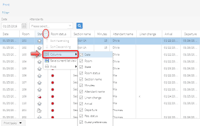 The housekeeping supervisor's responsibilities include assigning tasks to the housekeeping staff, identifying and reporting cases of tardiness, and monitoring cleaning supplies. Attendant Sheets