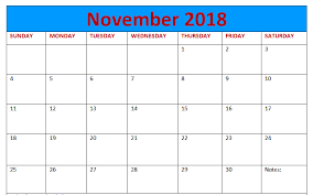 Free Printable Calendar November 2018 With Holidays Pdf Templates In 2020 Calendar Printables Printable Calendar Word October Calendar