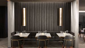 Beefbar Hong Kong By Humbert Et Poyet Restaurant Interior Restaurant Design Cafeteria Decor