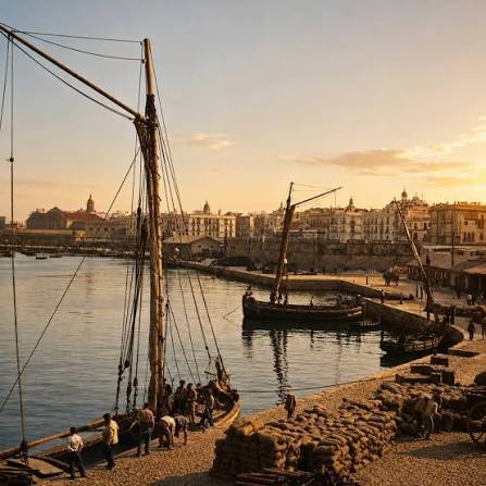  **Recuerdos del pasado: el alma del muelle** A comienzos del siglo XX, el Puerto de Huelva era mucho más que un lugar de tránsito: era el corazón económico y humano de