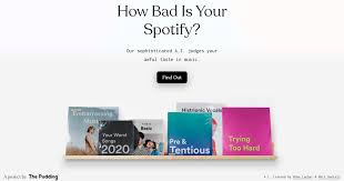 Spotify for brands culture next. How Bad Is Your Spotify There S Artificial Intelligence To Judge Your Taste