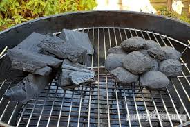 A Close Up Of Unlit Lump Charcoal Next To Briquettes On A Weber Grill Lump Charcoal How To Cook Pasta Cooking Preparation