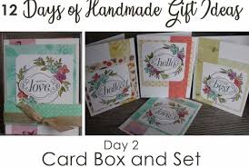 Shop this wedding card box idea 12 Days Of Handmade Gift Ideas Day 2 Card Box And Set