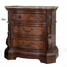 San mateo 3 drawer nightstand. American French Provincial 3 Drawer Bedsides With A Marble Top Antique Reproduct Victorian Bedroom Furniture Three Drawer Nightstand Ashley Furniture Bedroom