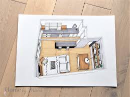 Croquis Amenagement Cuisine Salon Et Salle A Manger Decoration Salon Salle A Manger Amenagement D Espace Couleur Neutre