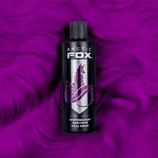 The acidity of the vinegar can help to strip the purple / blue / green dye from your hair without damaging your scalp. Arctic Fox Violet Dream Semi Permanent Colour 118ml Sol Hair Beauty