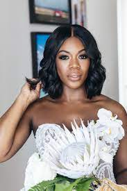 Beach Waves Bob Black Wedding Hairstyles African Wedding Hairstyles Black Bridesmaids Hairstyles