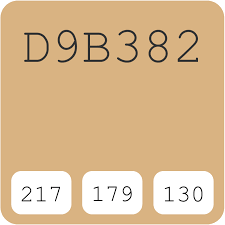 Penting untuk mengetahui daftar kode warna lengkap di html, css dan kode warna rgb. Benjamin Moore Dark Beige 2165 40 D9b382 Hex Kode Warna Skema Dan Cat